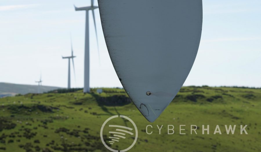 onshore wind farm inspections drone