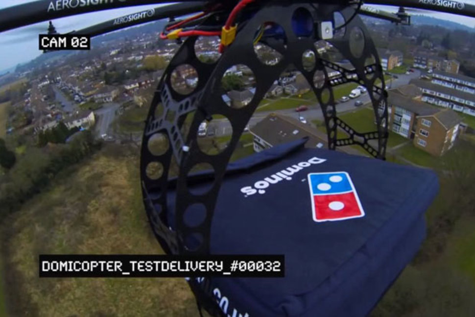 dominos drone delivery