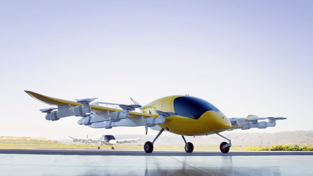 cora - drone passenger transport from Kitty Hawk