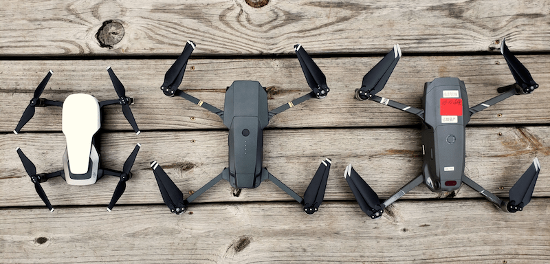 dji mavic 2 vs. dji mavic pro vs. dji mavic air