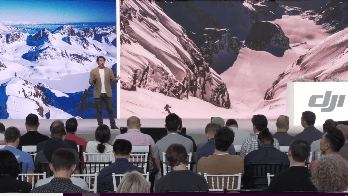 Jimmy Chin speaks at See the Bigger Picture