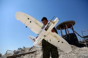 A drone downed in Syria believed operated by the Islamic State group: the US blackisted a Turkish ma...
