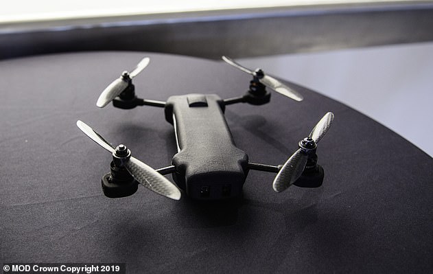 In a move to bring the latest 'cutting-edge' AI technology to the frontline, the British Army will deploy around 200 mini drones 'smaller than a human hand' in the battlefield