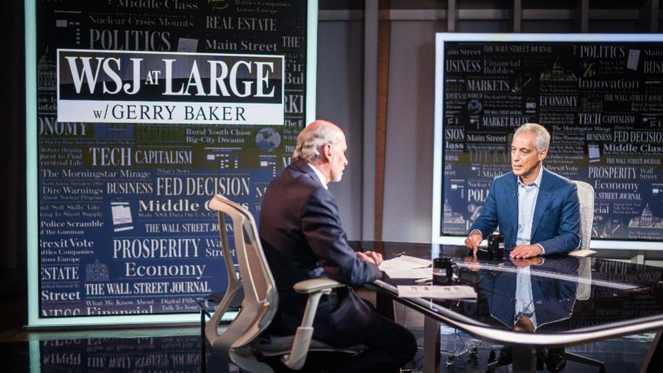 Rahm Emanuel Visits ″WSJ At Large With Gerry Baker″