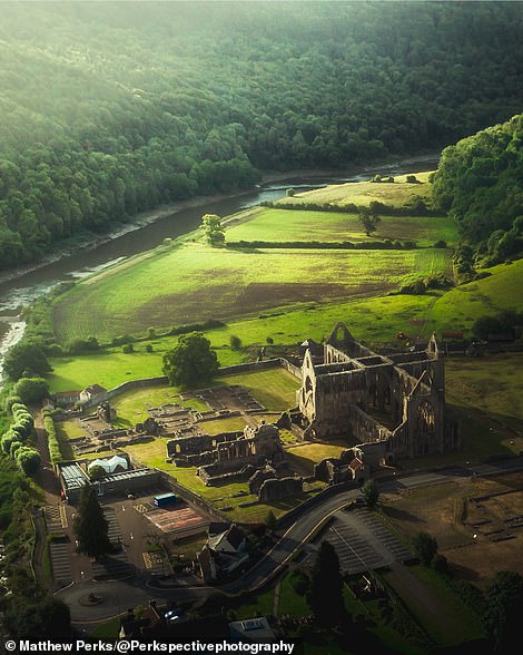 Tintern Abbey - built in 1131, left in ruins by Henry VIII's dissolution of the monasteries policy and captured in all its mystical glory in 2020 by Matthew Perks' DJI Mavic Pro 2 drone