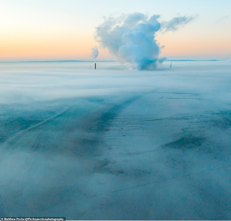 Matthew has managed to make the Seabank Power Station in Bristol look sublime - with the help of a huge fog bank