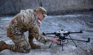 Military Operator with RedTail LiDAR Systems RTL-450<br><small>PHOTO: RedTail LiDAR Systems</small>