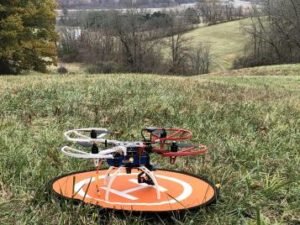 a drone landing