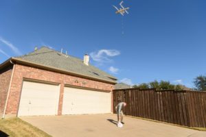 Wing drone delivery in Texas