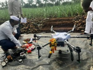 India first government approved drone Agribot