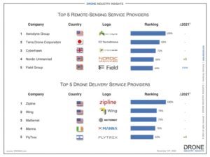 DRONEII top drone service providers