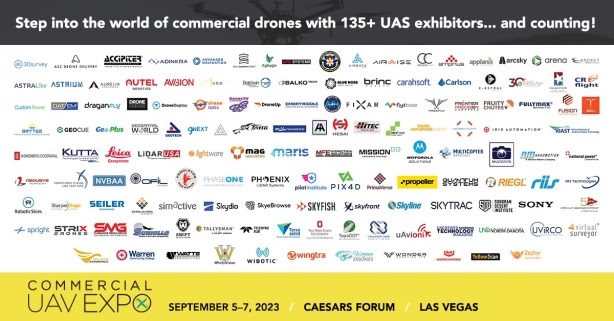 commercial UAV expo exhibitors
