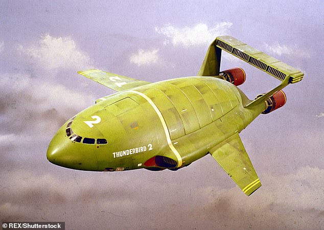 Pictured: Thunderbird 2, from the classic British sci-fi series, which bears a striking resemblance to the Manta Ray