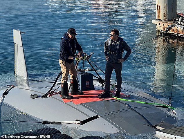 Dr. Kyle Woerner, the Department of Defense's Defense Advanced Research Projects Agency (DARPA) program manager for Manta Ray said: 'Our successful, full-scale Manta Ray testing validates the vehicle's readiness to advance toward real-world operations after being rapidly assembled in the field from modular subsections'